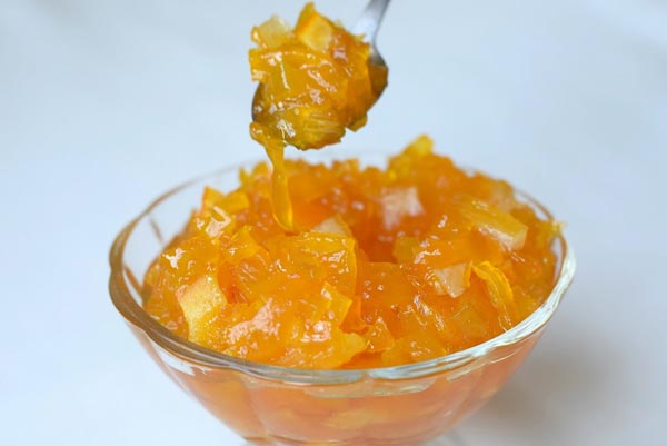 Карамелизированное варенье из тыквы с медом