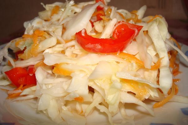 Рецепт капусты с болгарским перцем